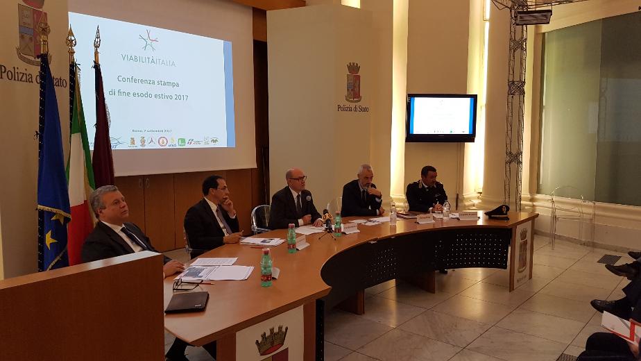 Conferenza stampa di bilancio dell'esodo estivo 2017 Conferenza stampa di bilancio dell'esodo estivo 2017