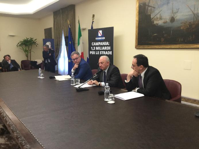 Convenzioni Anas - Regione Campania (foto Anas) Convenzioni Anas - Regione Campania (foto Anas)