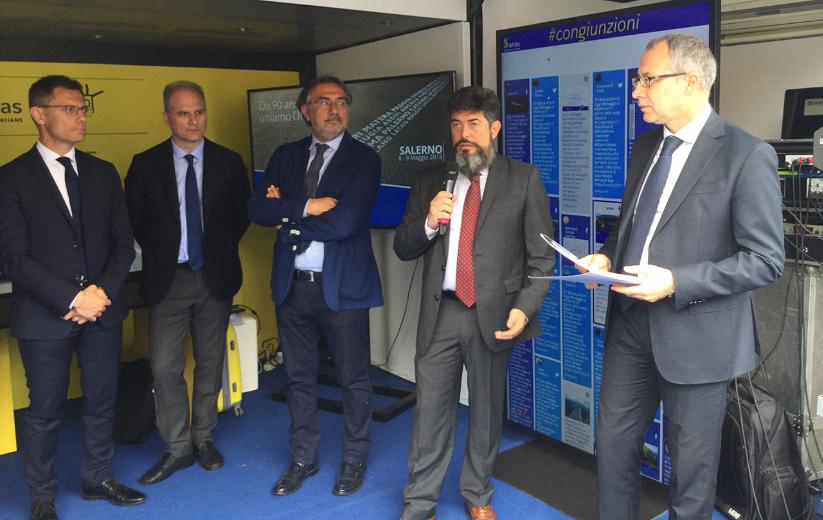 Il roadshow "Congiunzioni" a Salerno (Foto Archivio Anas) Il roadshow "Congiunzioni" a Salerno (Foto Archivio Anas)