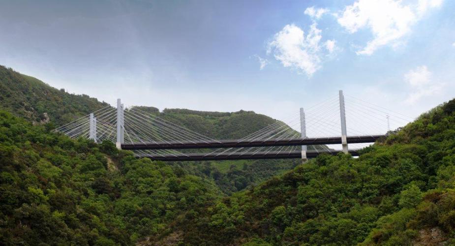 Autostrada del Mediterraneo, viadotto Favazzina (Archivio Anas)