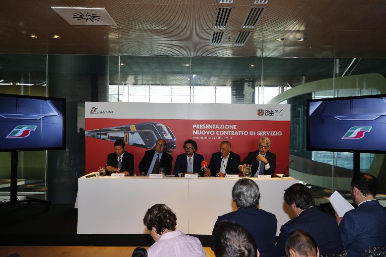 Firma convenzione Trenitalia Regione Lazio