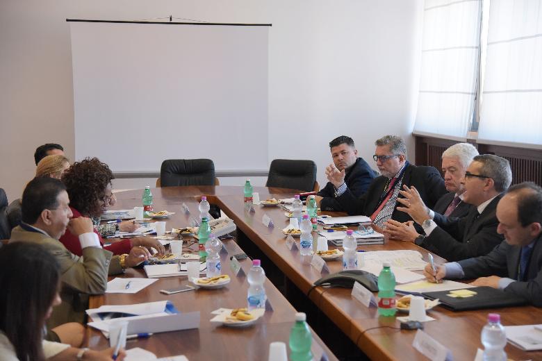 Le delegazioni Anas e Costa Rica (foto archivio Anas)