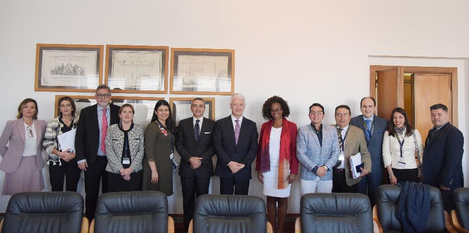 Le delegazioni di Anas e Costa Rica (foto archivio Anas)