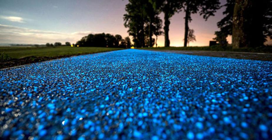 Pista ciclabile illuminata Pista ciclabile illuminata