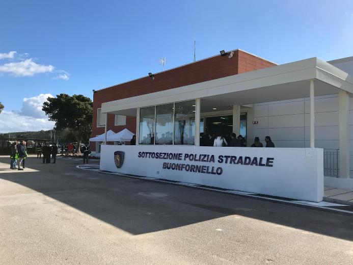 Nuova sede Polstrada Buonfornello (PA) Nuova sede Polstrada Buonfornello (PA)