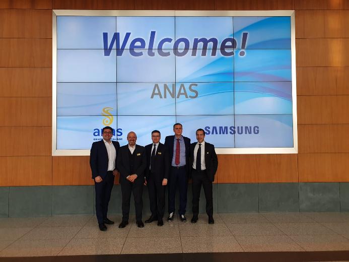 Bilaterale Anas Samsung (foto archivio Anas) Bilaterale Anas Samsung (foto archivio Anas)