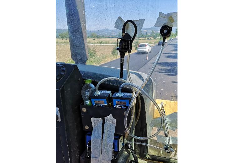 Monitoraggio degli inquinanti gassosi prodotti dalla stesa2 Monitoraggio degli inquinanti gassosi prodotti dalla stesa2