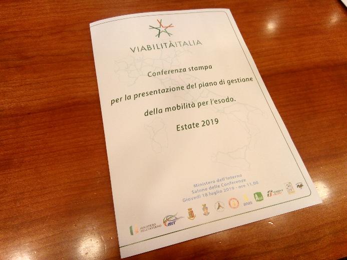 Presentazione piano esodo estivo 2019 Presentazione piano esodo estivo 2019