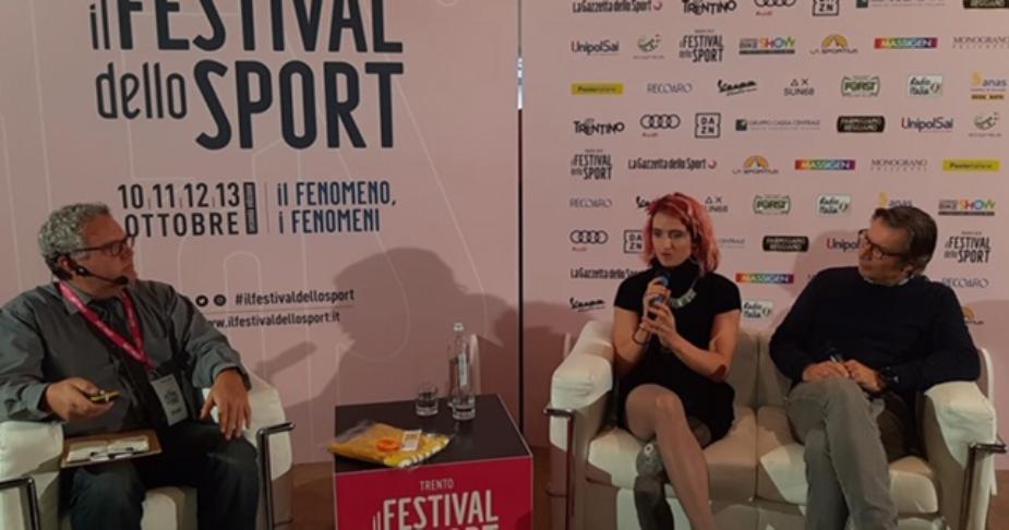 Festival dello sport - Martina Caironi e Davde Cucchi Festival dello sport - Martina Caironi e Davde Cucchi
