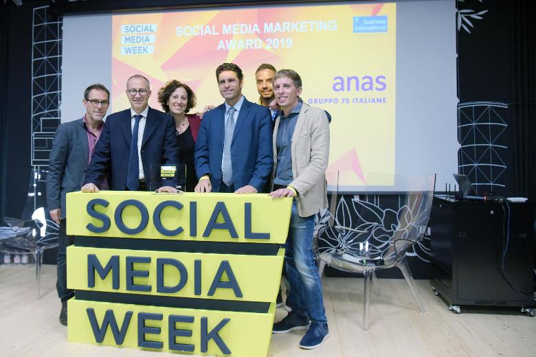 Social Media Marketing Award 2019 (foto archivio Anas)
