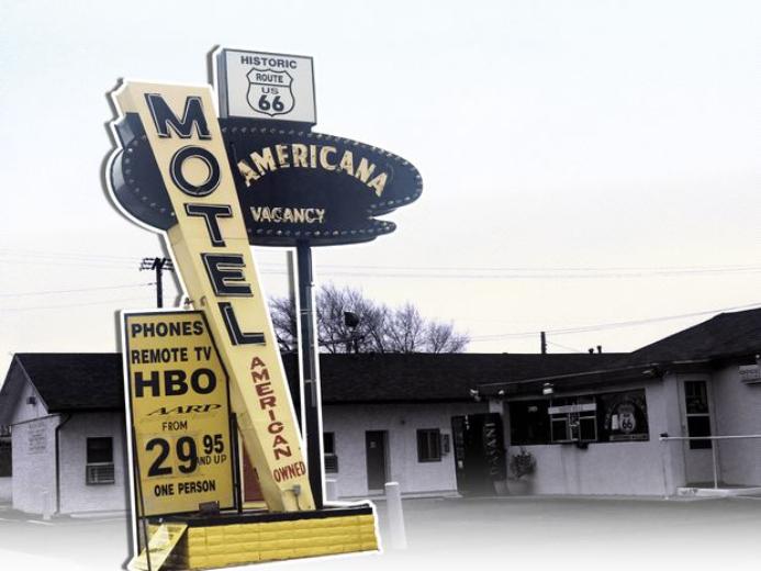 Route66 Americana Motel - Tucumcari - New Mexico[img by Kamille Chin]