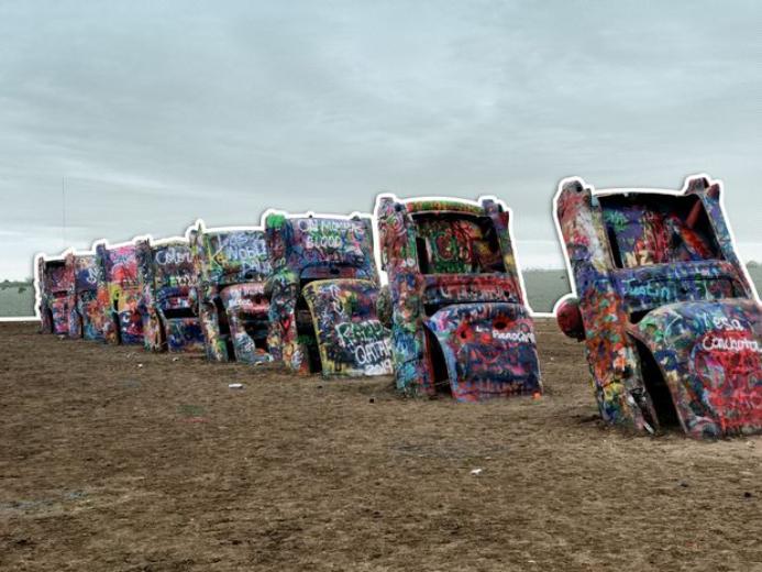 Route66 Cadillac Ranch - Texas[img by Kamille Chin]