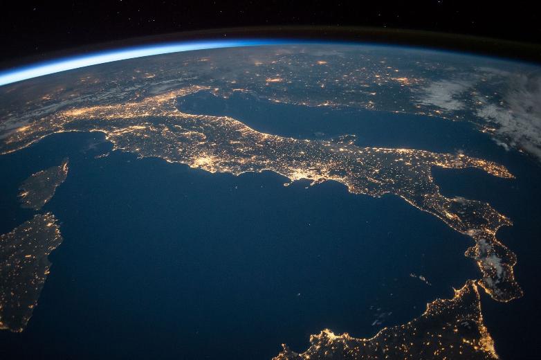 Italy from space Italy from space