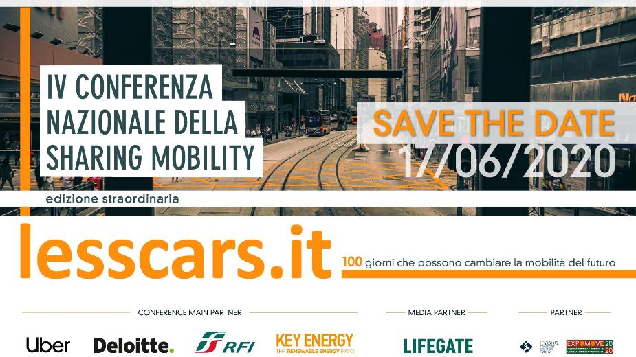Conferenza nazionale sulla sharing mobility save-the-date Conferenza nazionale sulla sharing mobility save-the-date