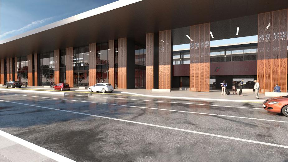 Rendering stazione Hirpinia (foto FS Italiane) Rendering stazione Hirpinia (foto FS Italiane)