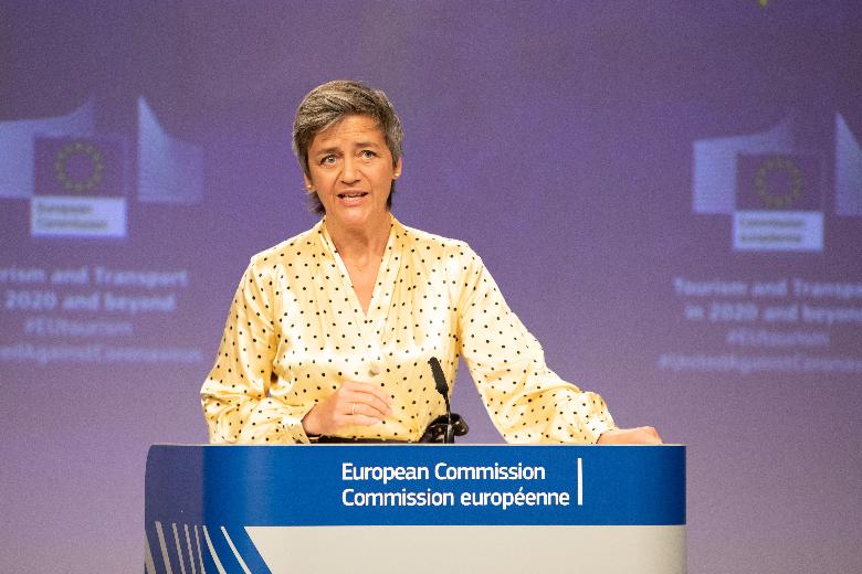 Margrethe Vestager (foto Imagoeconomica 2020)