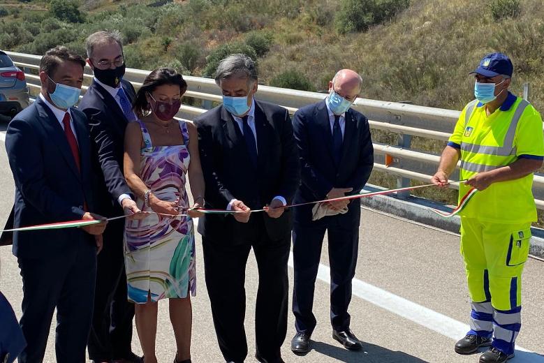 Viadotto Imera - taglio del nastro Viadotto Imera - taglio del nastro