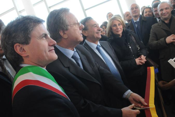 Nuovo Aeroporto dell'Urbe - Il Ministro Matteoli e il Sindaco Alemanno
