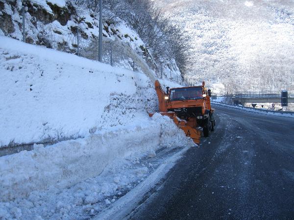 A24 sotto la neve A24 sotto la neve