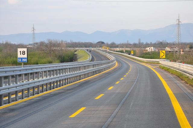 Doppia carreggiata al km 18,000 circa Doppia carreggiata al km 18,000 circa
