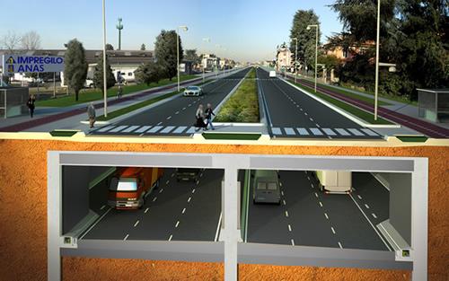 Monza-Cinisello Balsamo, rendering Tunnel Viale Lombardia Monza-Cinisello Balsamo, rendering Tunnel Viale Lombardia