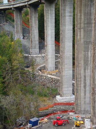 Lavori sul viadotto Dardanelli