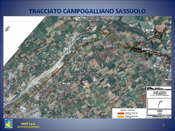 Tracciato Campogalliano-Sassuolo