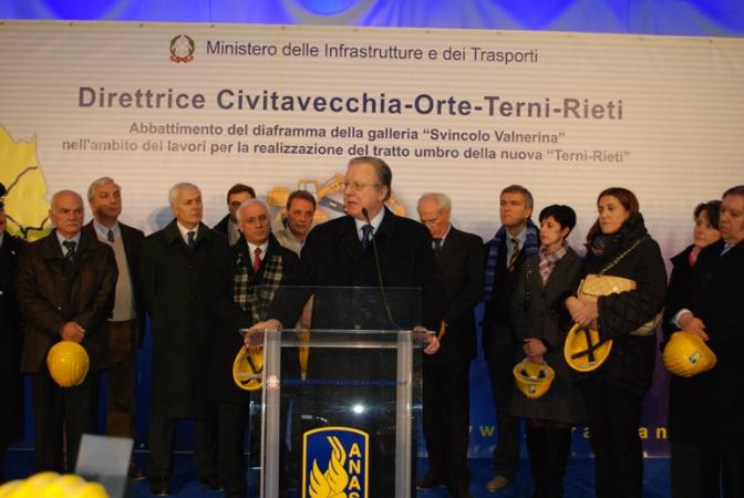 Intervento del Ministro Matteoli