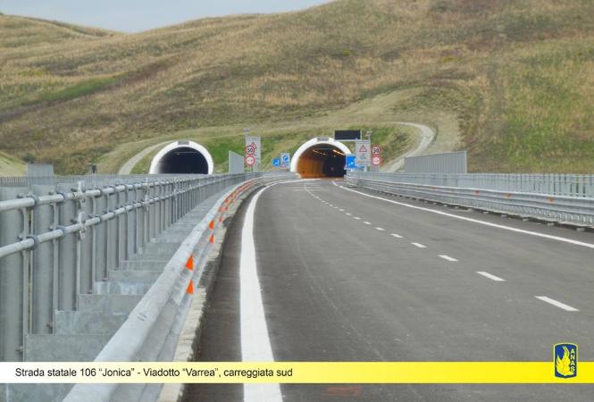 Viadotto Varrea, carreggiata sud