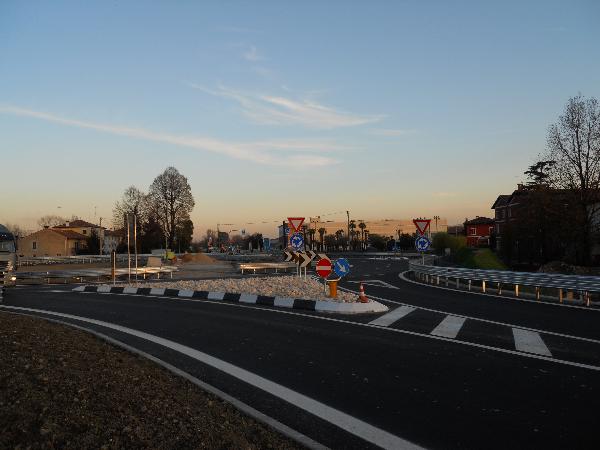 Nuova rotatoria a Cordignano (TV)