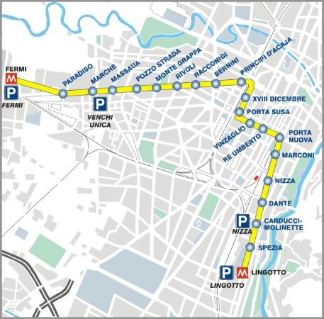 Mappa metro Torino Mappa metro Torino