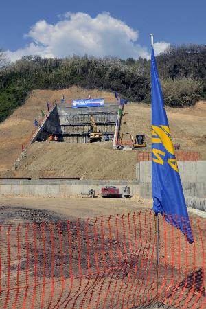 Cantiere avvio lavori 3° lotto Nuova Aurelia