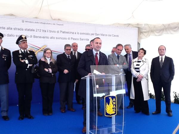 Inaugurazione variante SS212 "della Val Fortore"