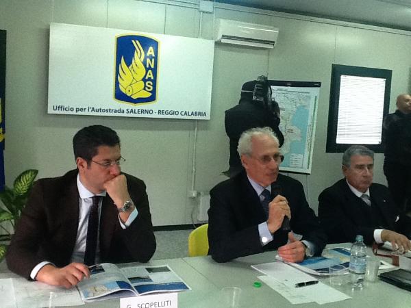 Cantieri aperti A3, conferenza stampa