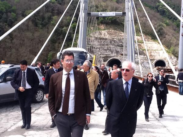 Cantieri aperti A3, sopralluogo di Ciucci e Scopelliti 1