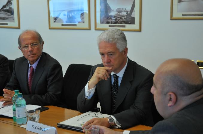 Anas - Il Condirettore generale Granati e il Direttore centrale Bajo Anas - Il Condirettore generale Granati e il Direttore centrale Bajo
