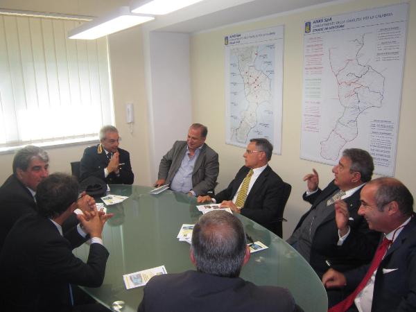 Incontro Anas e istituzioni Soc Catanzaro