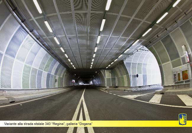 Variante alla strada statale 340 Regina - galleria Dogana