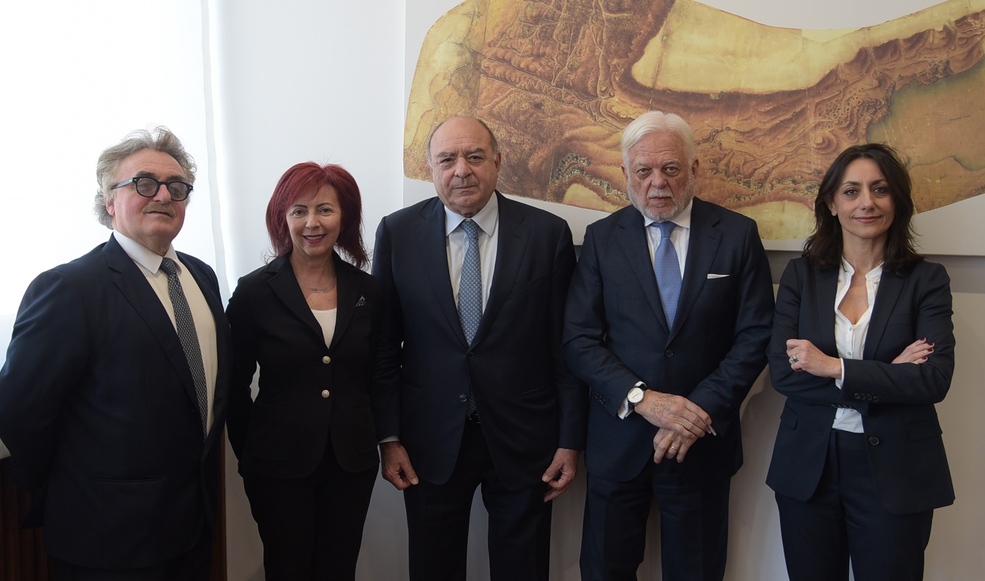 Bernardo Maria Fabrizio, Giuseppe Pecoraro, Stefania Vasta, Claudio Andrea Gemme, Consigliere, Laura De Mola. Foto Anas