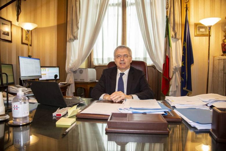 Il ministro dell'Economia e delle FInanze Daniele Franco (foto Imagoeconomica 2021)