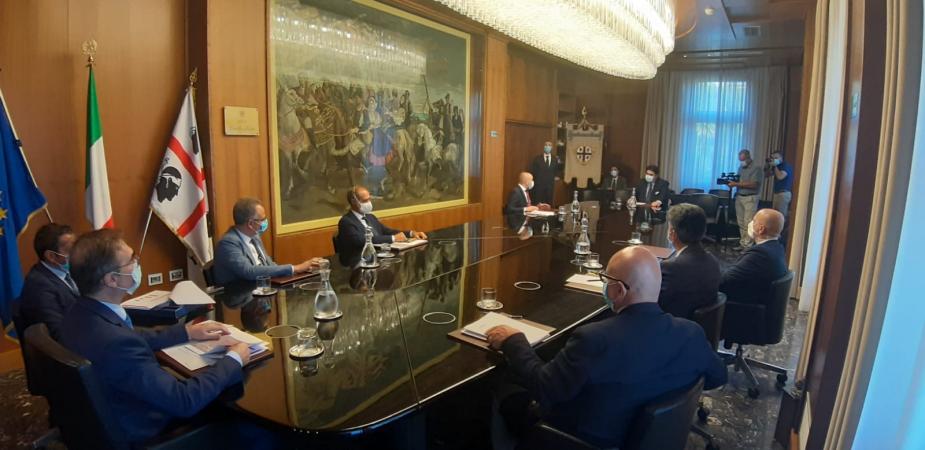 L'AD ANAS Massimo Simonini incontra il Presidente della Regione Sardegna Christian Solinas