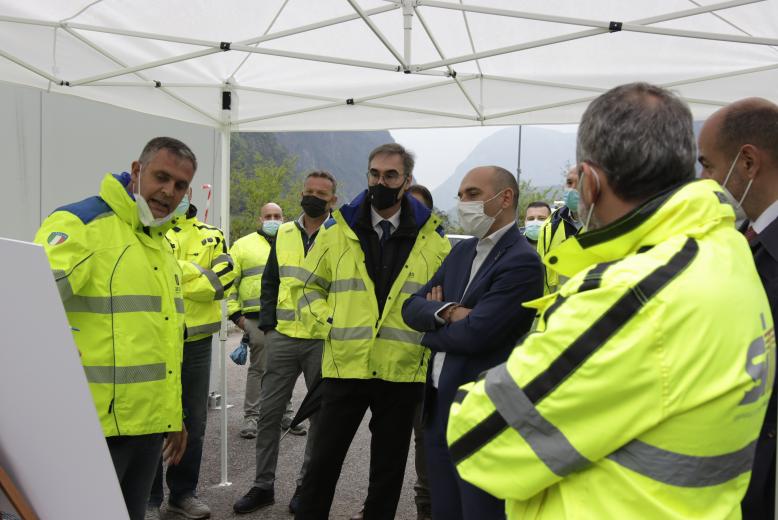 Smart Road Anas: la visita del viceministro del Mims, Alessandro Morelli, sulla strada statale 51 “di Alemagna” 