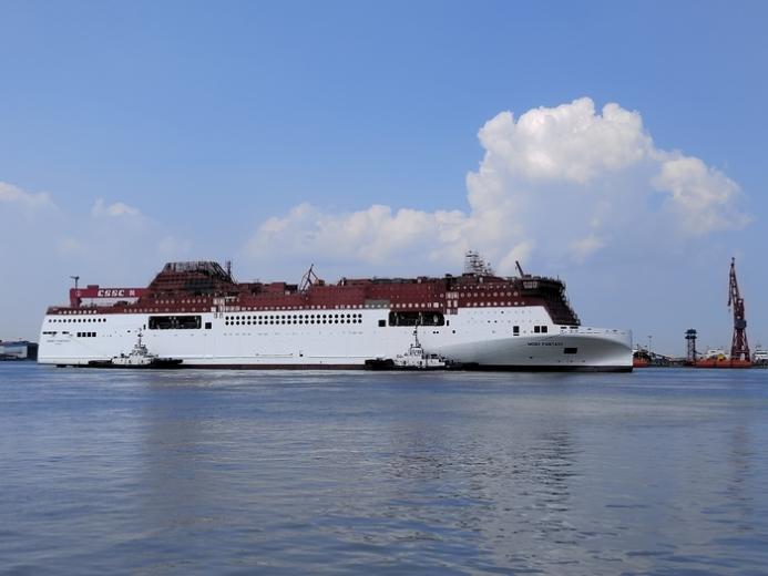 Arriva Moby Fantasy, il traghetto più grande e green al mondo