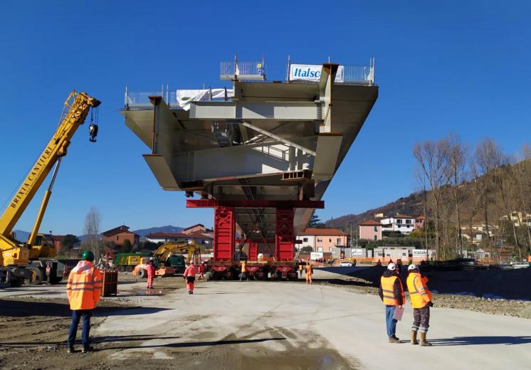  Ponte di Albiano Magra: completato il primo varo sulla campata centrale del nuovo viadotto 