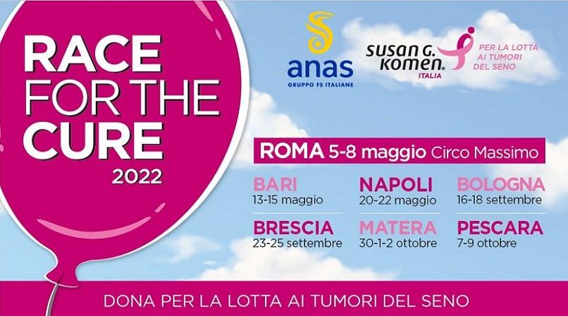 Il Gruppo FS Italiane insieme alla Race for the Cure 2022 