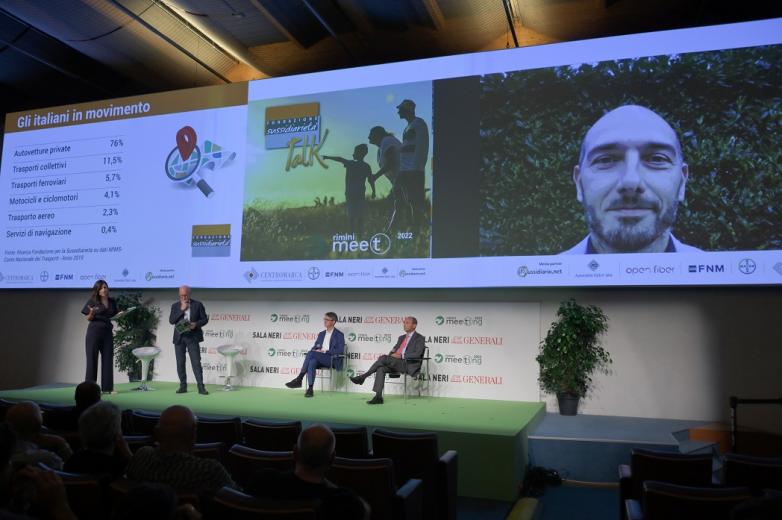 Viceministro Morelli al Meeting di Rimini (foto Imagoeconomica 2022)