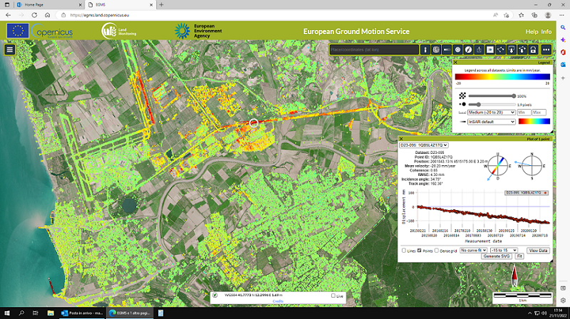 Anas utilizza i dati dei satelliti ESA per monitorare le sue strade