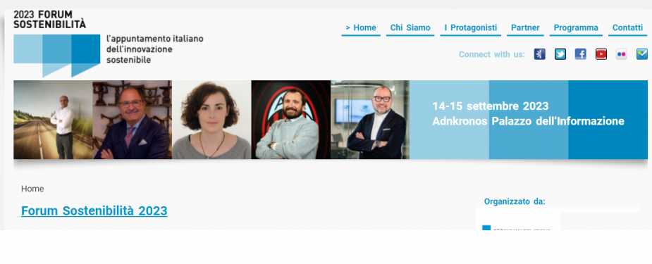 Forum sostenibilità (Foto sito Forum sostenibilità 2023)
