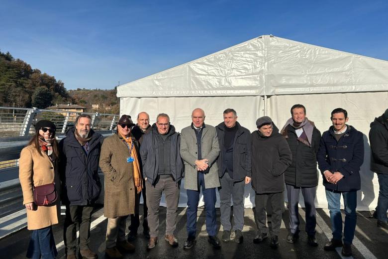 Apertura ponte Da Vinci Sasso Marconi 1