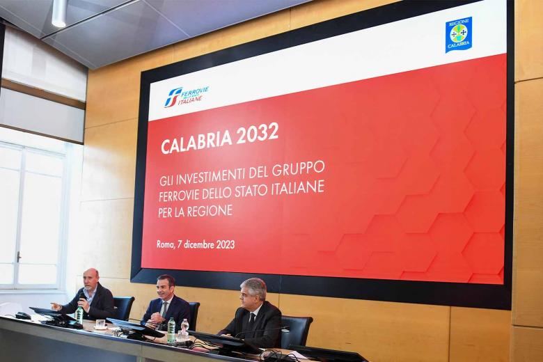 Mobilità: il Gruppo FS Italiane investe in Calabria 13,4 miliardi di euro